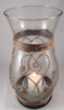 Glass Vase Hand Wrapped with Jute, Glass Candle Holder, Heart Shape Jute Design