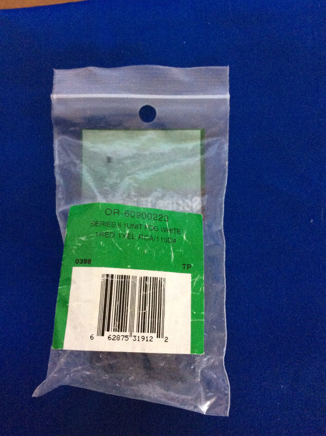 Ortronics OR-60900223 Series II RCA/110 D4 Connector, Fog White