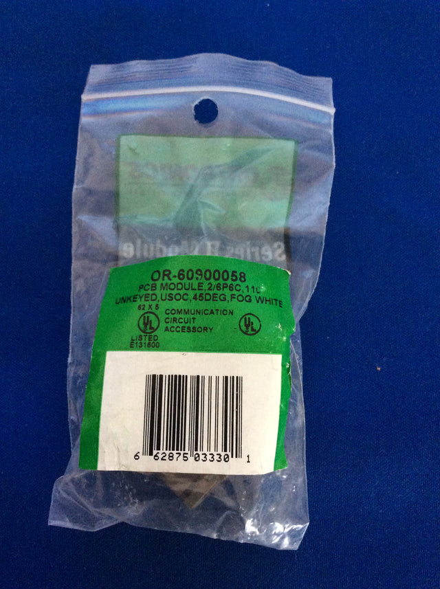 Ortronics OR-60900058 PCB Module, Fog White