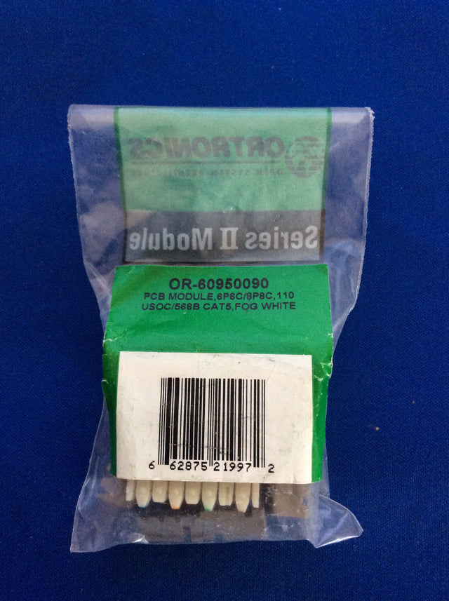 Ortronics OR-60950090, Series II Module, PCP Module, Fog White