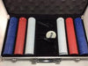 Professional Casino Poker Chips, Set of 300 Chips with Aluminum Carrying Case