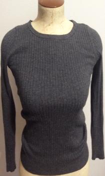 George Ribbed Women's Long Sleeve Blouse