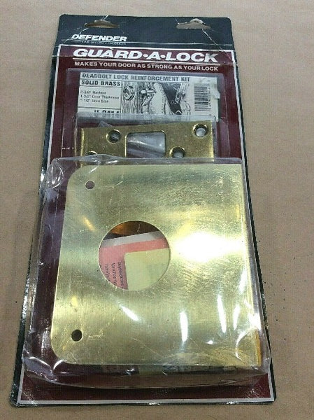 Defender Guard A Lock Deadbolt, Solid Brass, U-9414