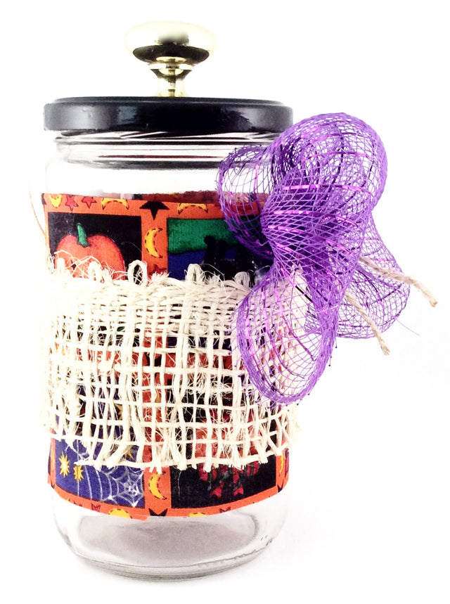 Halloween Candy Jar - Handmade