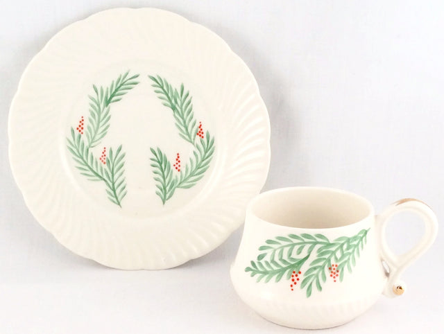 Rose Crown China Tea Cup And Saucer Set